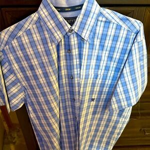 Twenty X Men's Blue Plaid Shirt